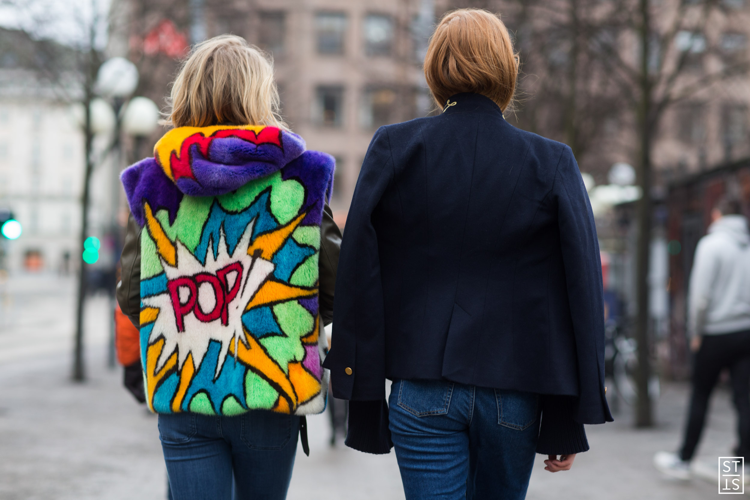 Photo: IMAXtree Street Style during Stockholm Fashion Week AW 16 Laura Tønder, Maria Just Jernov